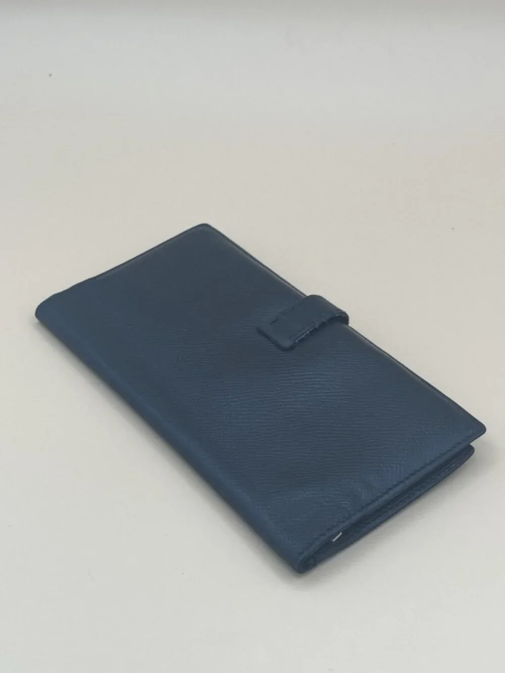 Hermes Bearn Wallet Black Epsom Leather Gold H Clasp Made in France